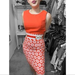 Pattern Pencil skirt
